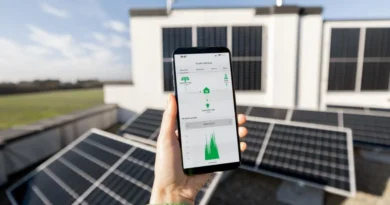 Aplicativo para carregar celular com energia solar