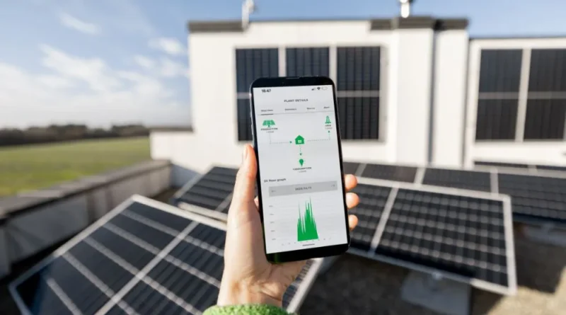 Aplicativo para carregar celular com energia solar